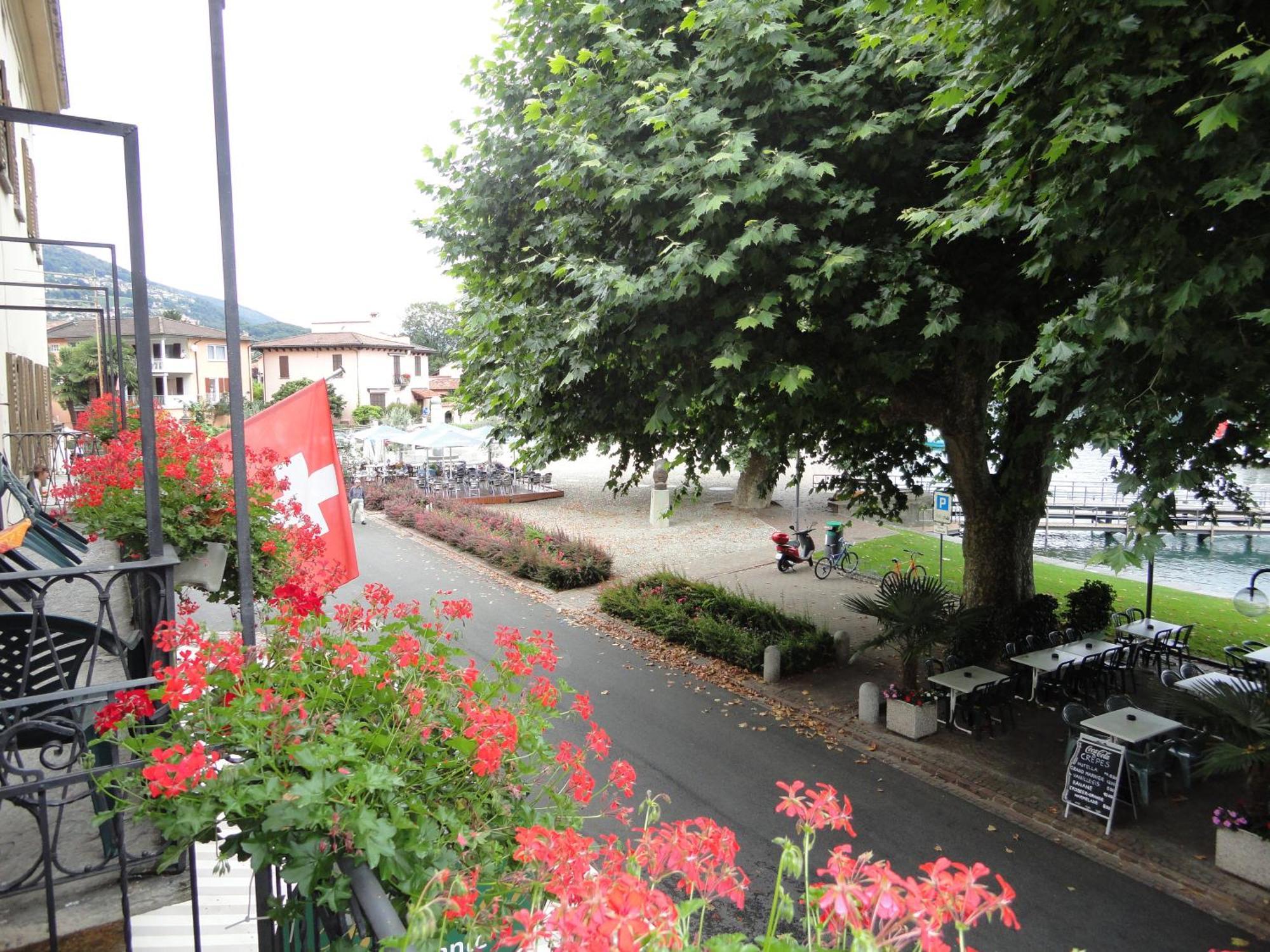 Osteria Battello Caslano Exterior foto